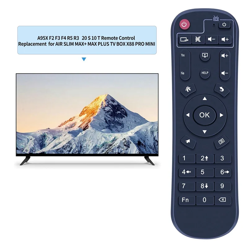 Pengganti Remote Control untuk Android TV Box A95X X88 PRO F2 F3 F4 R5 R3 H40 H50 H60 Set-Top Box Controller