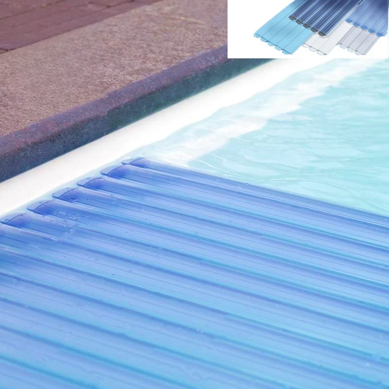 Anti-aging and anti-corrosion, swimming pool PC floating strip thermal insulation cover, anti-evaporation safety cover