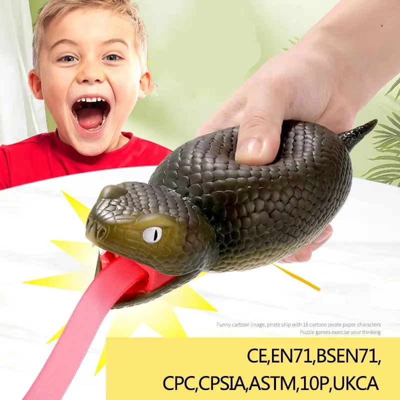 Grappig Squeeze Snake Speelgoed Voor Kind Volwassen Stress Ontspannen Pinch Fat Snake Nieuwigheid Joke Speelgoed Halloween Prank Speelgoed Enge Gag Gift