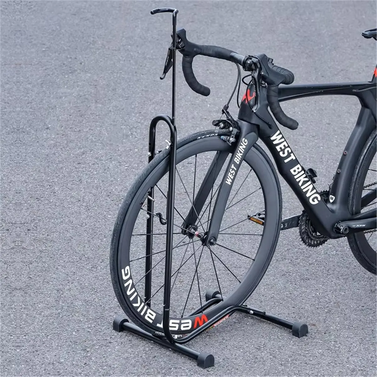 

AD10 WEST BIKING 3 in 1 Multifunctional Bike Parking Rack Indoor Bicycle Display Stand Vertical Bike Repair Stand Basic