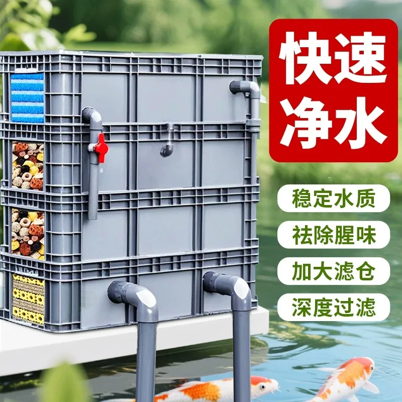 Fish Tank Top Filter Pond Water Circulation Ecological Purification Equipment Aquarium Water Quality Cleaning Device
