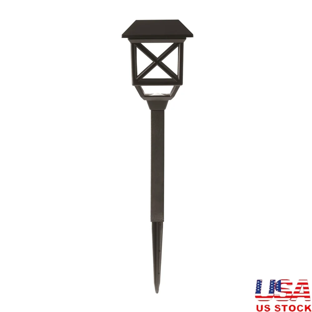 

Solar Powered LED Pathway Lights 8 Lumens Automatic Dusk to Dawn 6 Pack Weather Resistant Outdoor Garden Lighting