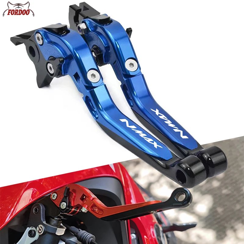 

For Yamaha Nmax N-MAX 125 150 155 2015-2021 Accessories Motorcycles CNC Adjustable Folding Extendable Brake Clutch Lever Levers