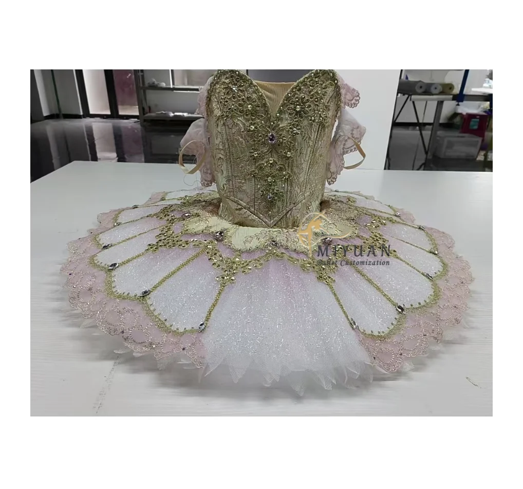 2024 New high-end professional classical tutu tailored for adults and children performance competition dress