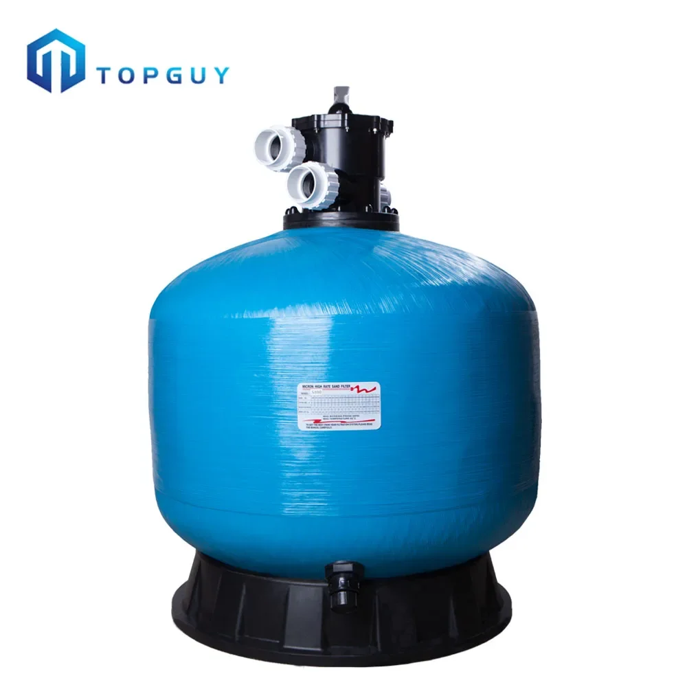 1050mm Fiberglass Pool Filter Top Mount with 2