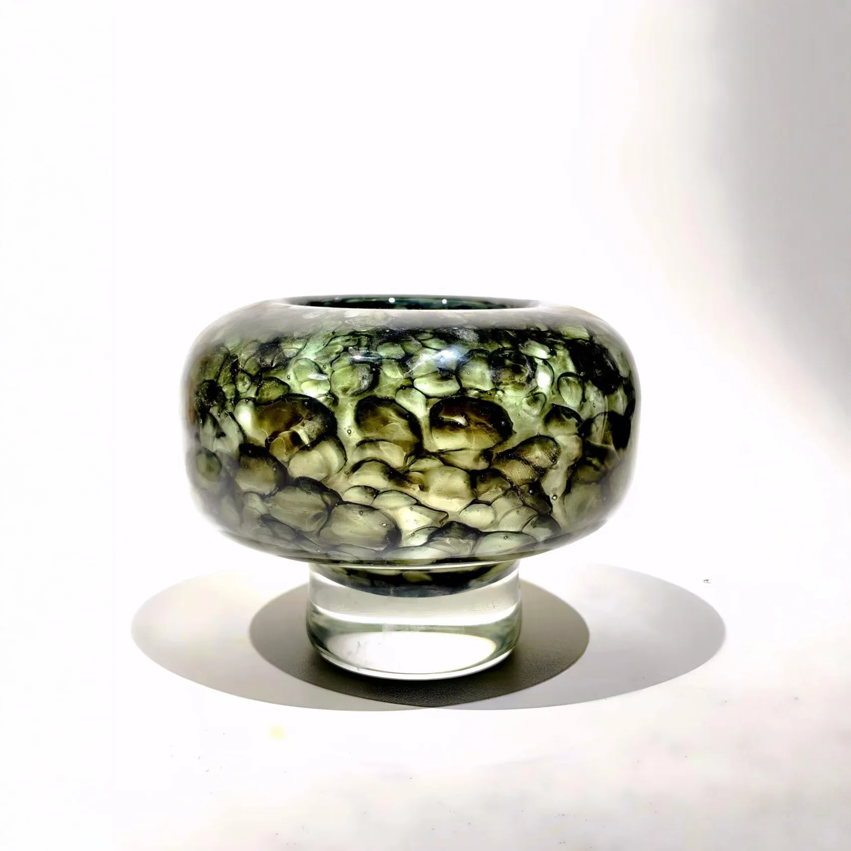 

Винтажная стеклянная ваза в форме гриба на высокой ножке для отелей B&B, для сухоцветов, в стиле ретро, легкая роскошь, мягкий декор