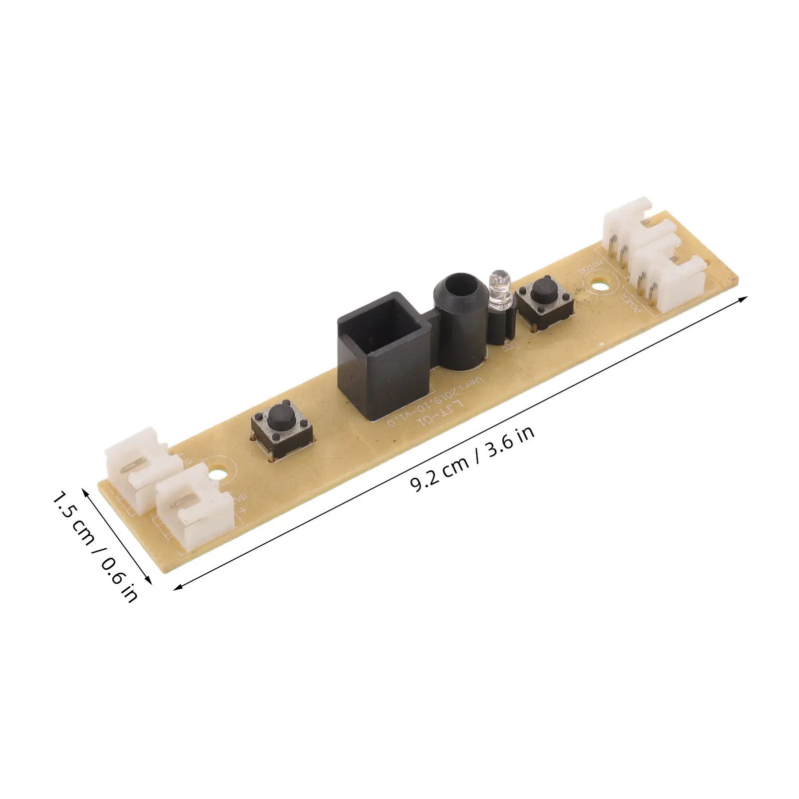 Trash Can Control Board Light Brown Vibration Sensor Touchless Infrared Sensor Rapid Response Automatic Trash Bin Circuit