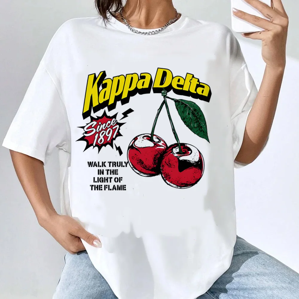 Kirsche T-Shirt weiblich Vintage Streetwear Y2k 80er Jahre University Grunge Shirt Anime Frauen Pop Culture Psychedelic