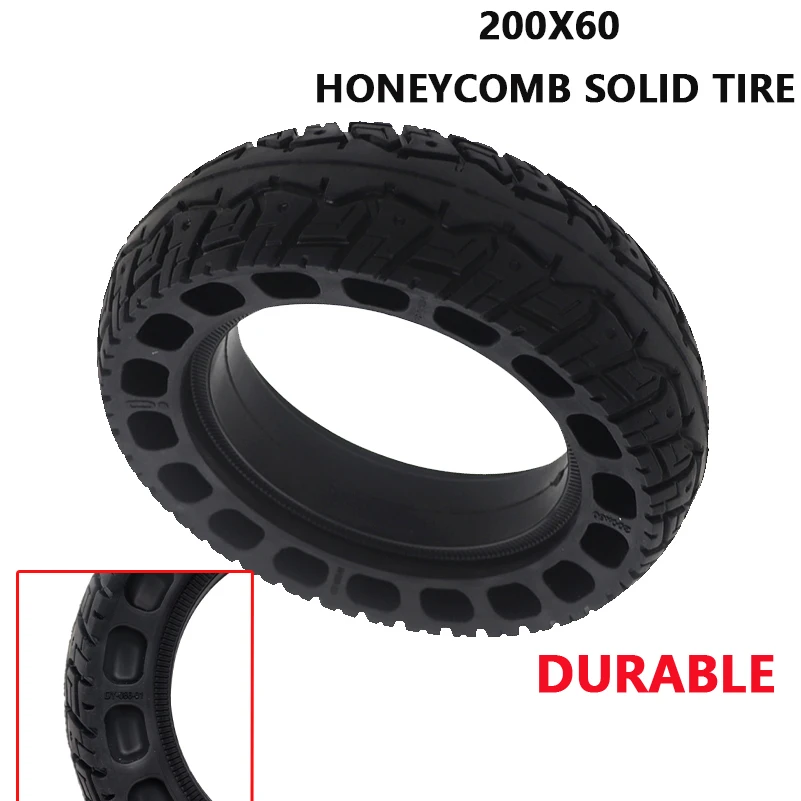 

8 inch 200x60 honeycomb solid tire pneumatic tyre for Electric scooter accessories