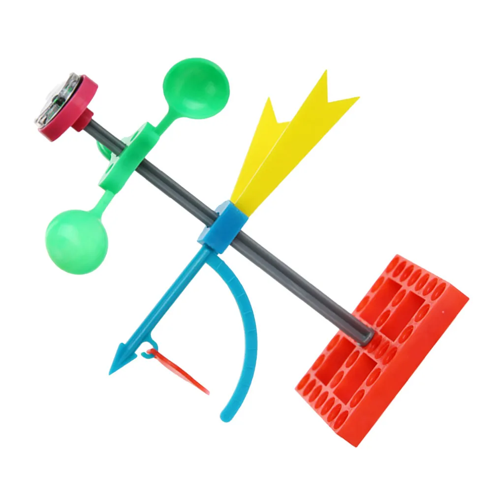 طقم تجميع رمح الرياح للأطفال، مشروع تعليمي علمي، هدية تعليمية للأطفال بعمر 5 سنوات، نموذج رمح الرياح للتركيب الذاتي