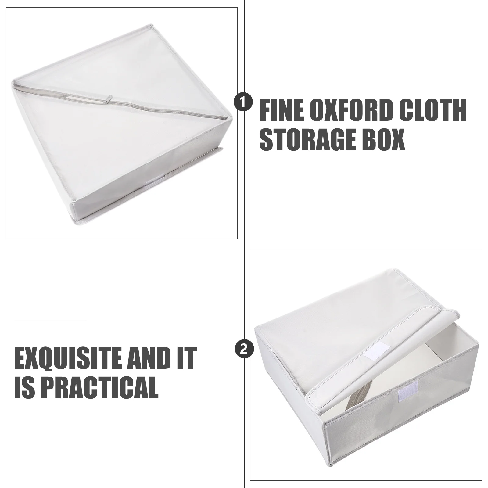 

Underwear Storage Box Bra ganizer Lightweight Washable Reusable Closet Container Lid Dust Proof Oxford Cloth Material