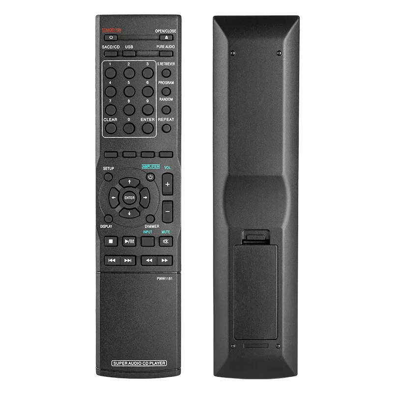 Control Remoto PWW1181 Compatible con Reproductor de CD Pioneer Super Audio PD-10-K PD-10-S, Control Remoto de Repuesto