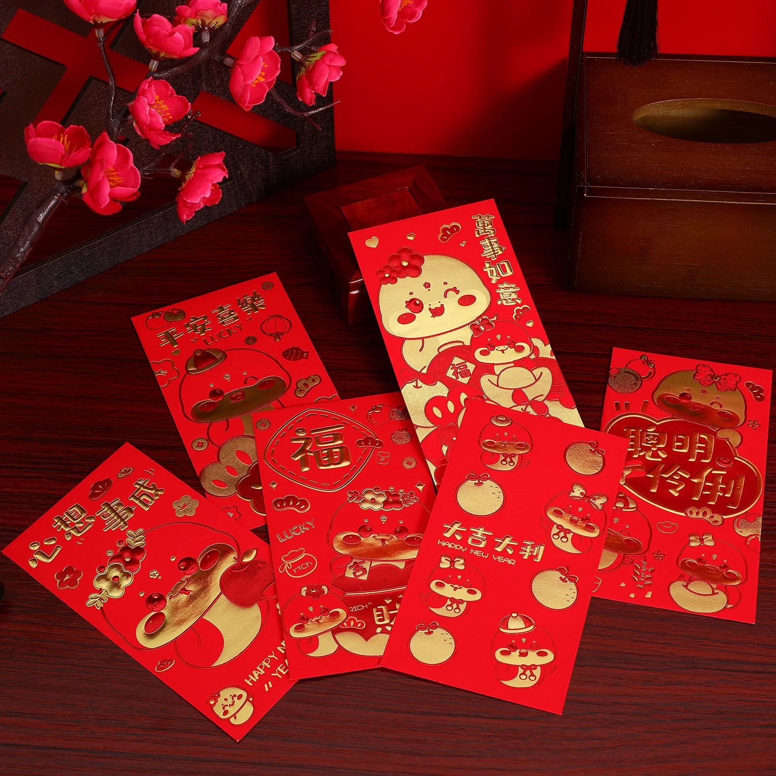 36 Pcs Gold Foil Re… - image