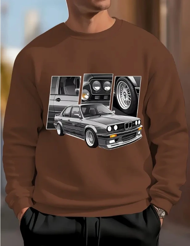 

Men's Autumn Fashion Comfortable Crew Neck Sweatshirt 2025 New Top