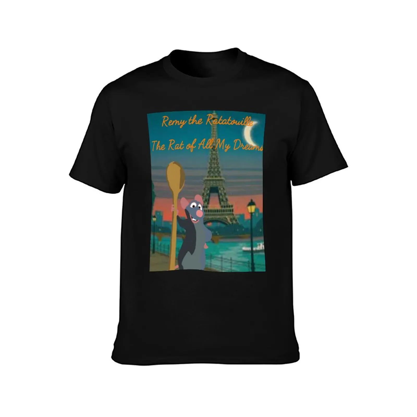 Ratatouille the Musical Art T-Shirt Non-Shrink Basic Cotton T-Shirt