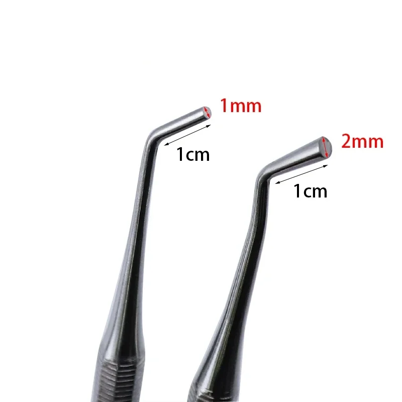 Espátula De Restauração Dental De Aço Inoxidável, Instrumento De Enchimento De Cimento, Double Ends, Ferramentas De Enchimento De Resina Composta