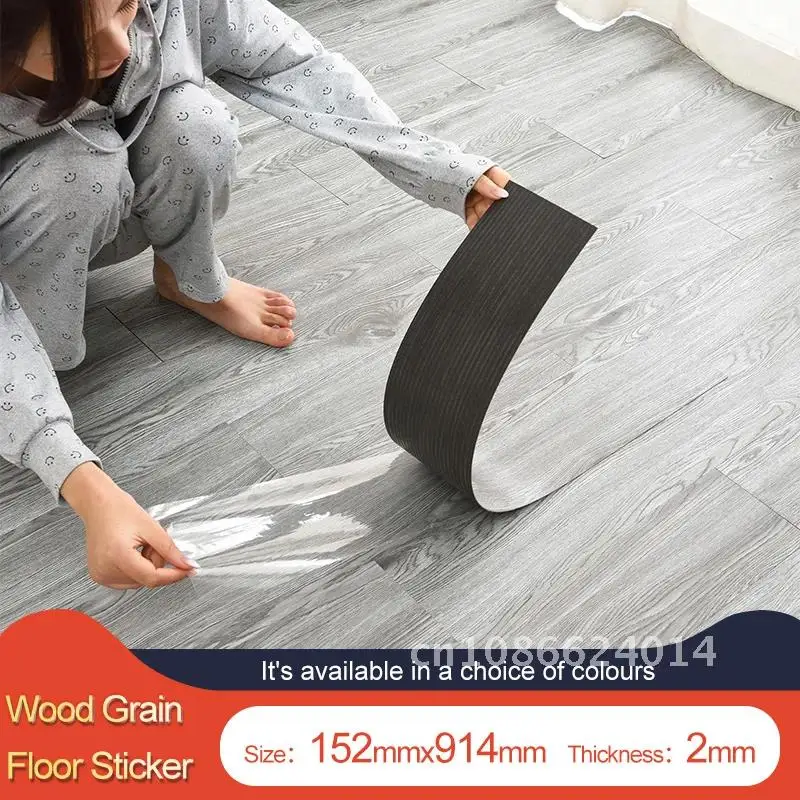 

Floor Stickers Wood Grain for Kitchen Toilet Living room Waterproof Self-adhesive XPE Foam Wall Sticker Modern Home Decor