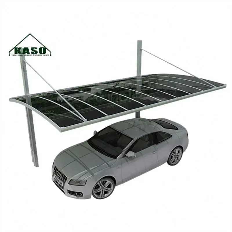 Customized Mobile Carport  Arched Roof Aluminum Shelter Car Garage  Outdoor Parking Port Sun Shed Warehouse Pergola