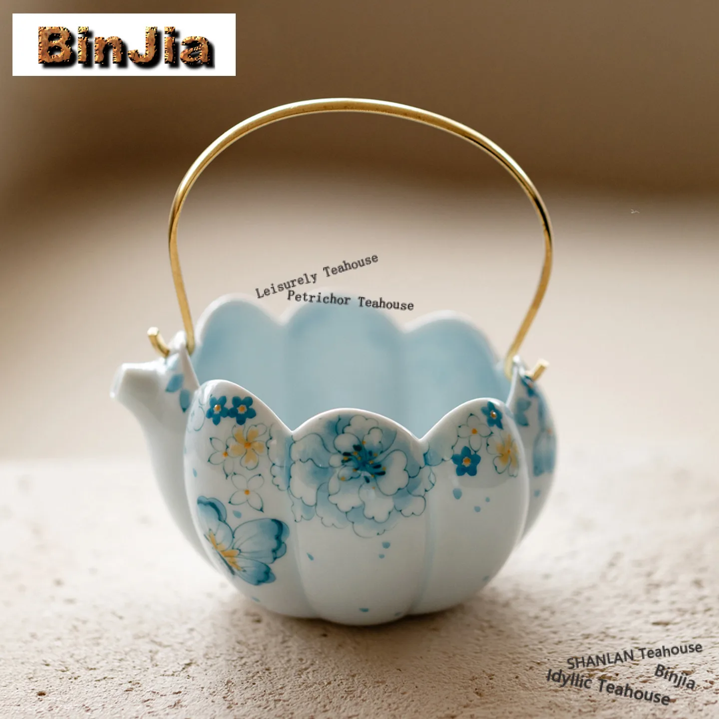 

180 мл ручная роспись бабочка цветок подъемная ручка кувшин для чая наливной чай ча Hai диспенсер чашка справедливости ярмарка кружка чайный набор аксессуары