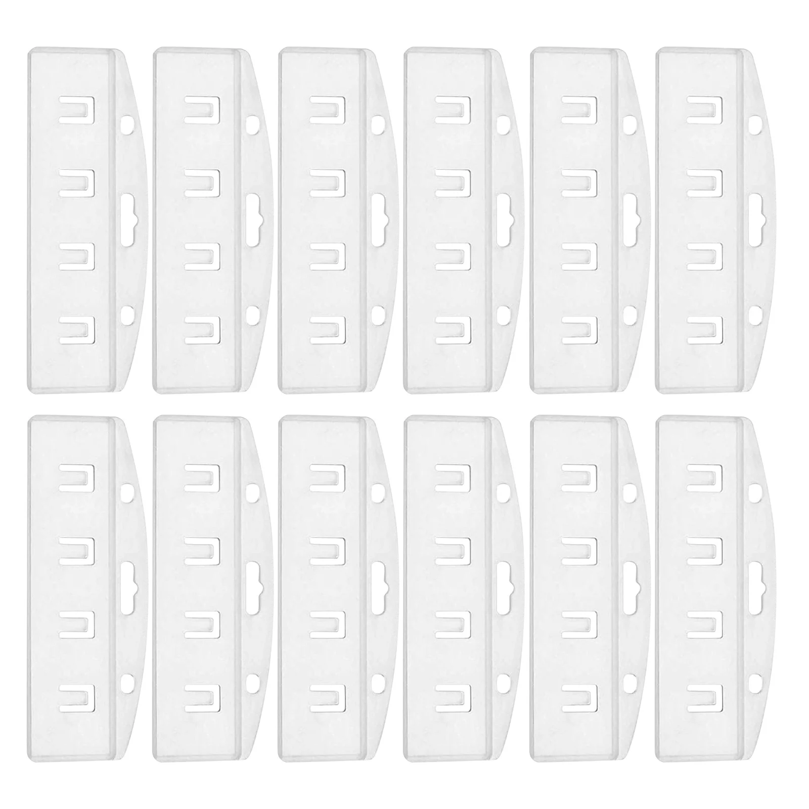 25 قطعة حامل شارة شفاف صلب واضح بطاقة الهوية حامي لمؤتمر المكتب الضرب الائتمان القابض تمرير المنظم كم