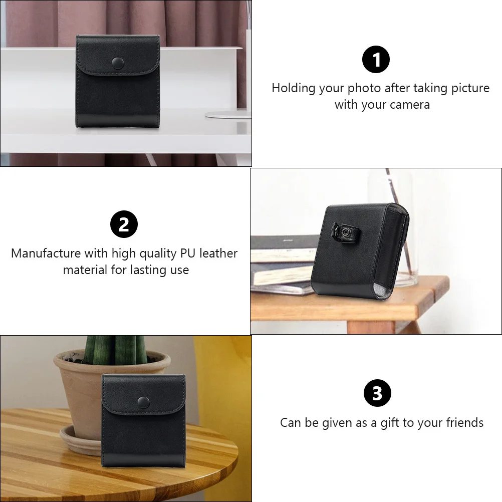 Durable PU Bag for Storing Photo Compatible with Square Sq20 Instant Camera Film Holder Case Portable Travel