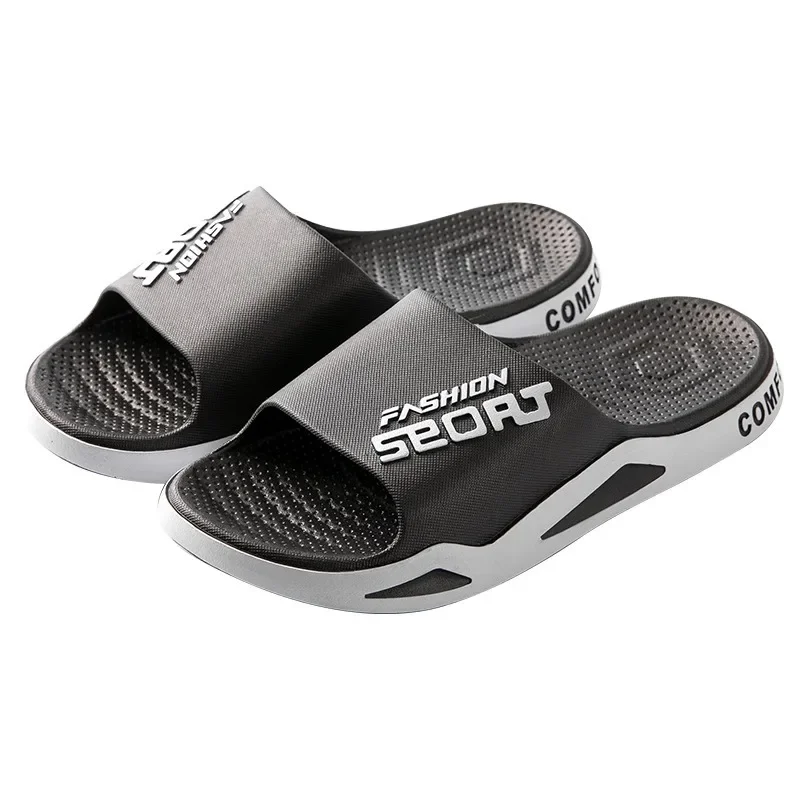 

2025 Men's Slippers Summer Men's Home Home Wear Household Four-season Cool Slippers Outdoor Non-slip and Wear-resistant