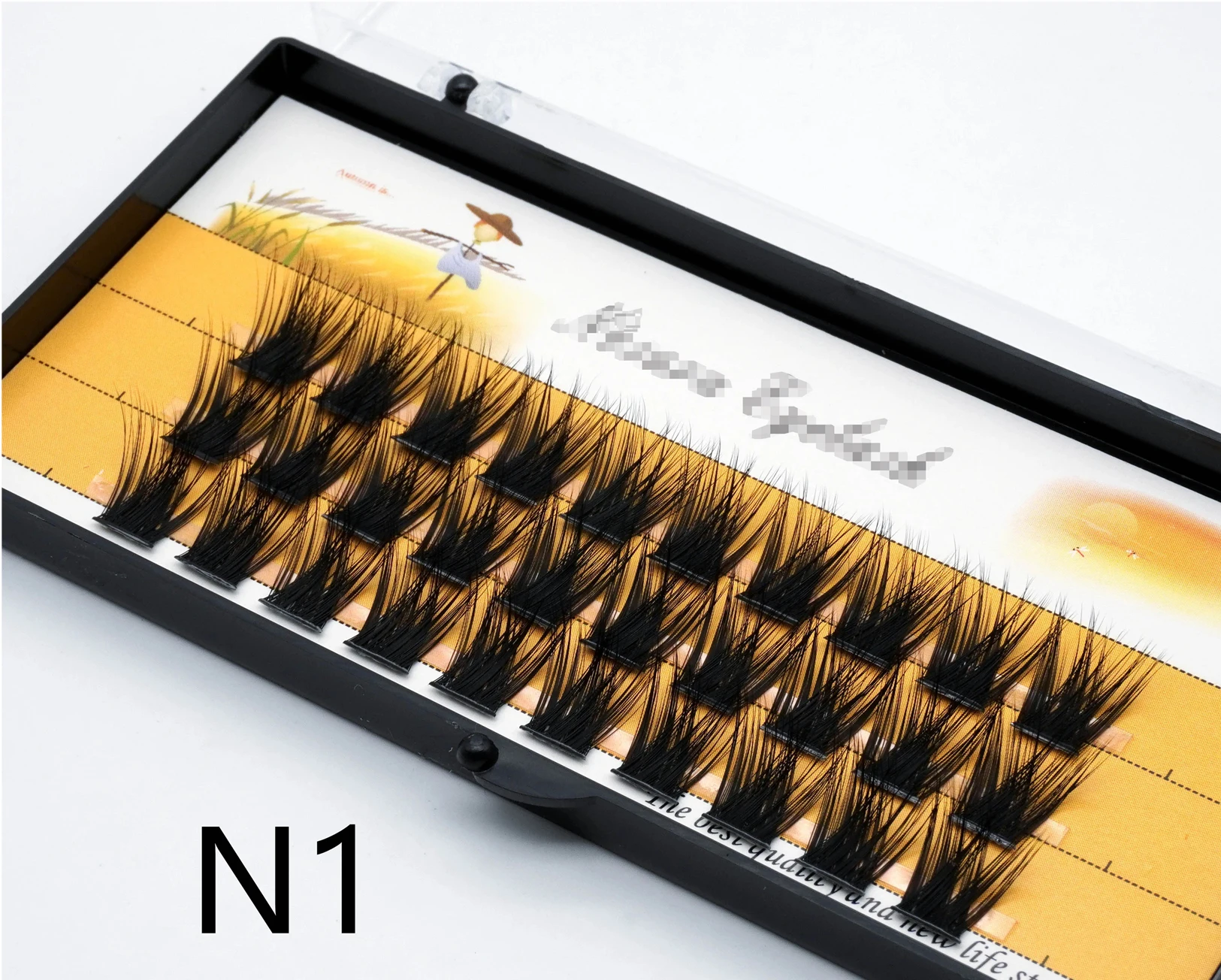 40D Mink Eyelashes 1 Box/36 Bundles Natural Eyelash extension 3D Russia Individual Eyelash Cluster Makeup Tools Lashes Cilia