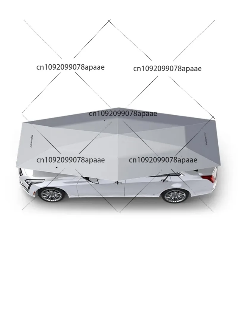 

Portable Automatic Car Umbrella Sunshade Tent UV Protection Sun Shield for Outdoor Travel Silver