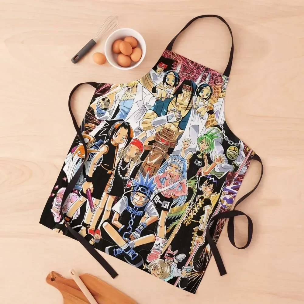 

The All Characters Anime Apron Goods For Home And Kitchen Korean barber uniform Kitchen Man Apron