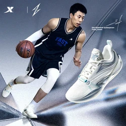 Xtep Zhang Zhenlin 1.0 Basketball Shoes For Men  Summer Low Top Sports Shoes Shock Absorption Cushion Sneakers 976219120024