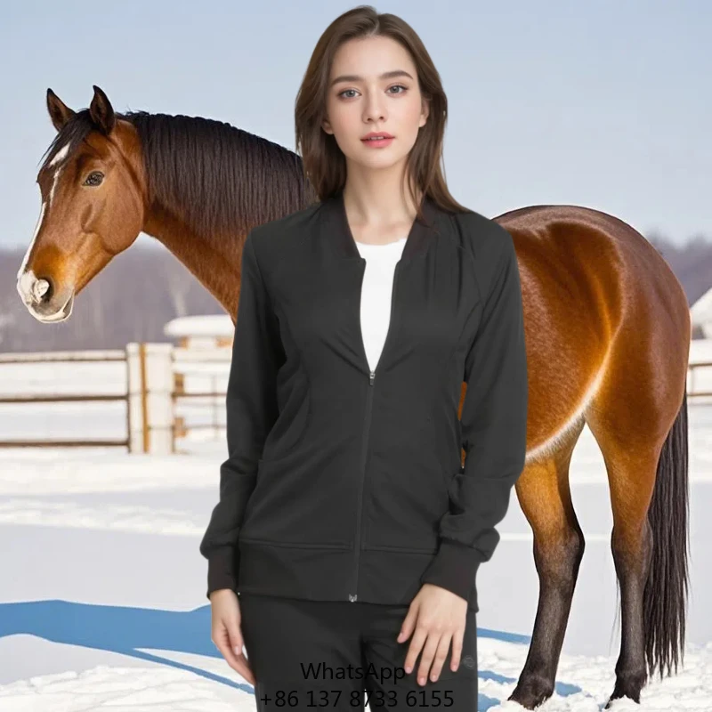 

Куртка для тренировок по конному спорту для взрослых, для фигурного катания и верховой езды, прочная и универсальная спортивная одежда, конная одежда