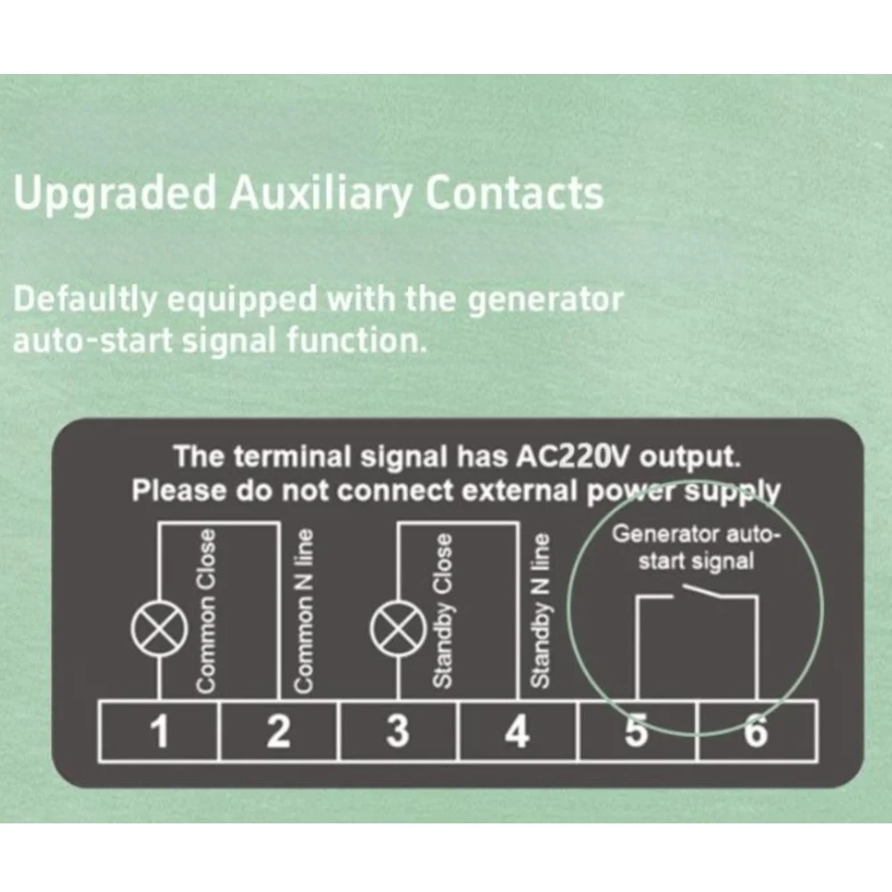 Residential and Commercial Dual Power 4P 400V 63A 125A Automatic Switching Between Primary and Secondary Sources