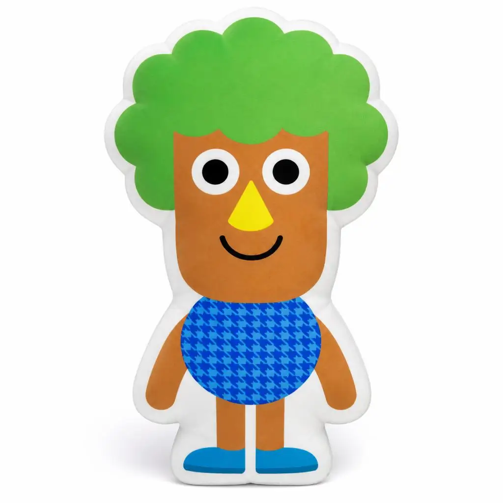 Noodle & Pals Broccoli Cute Plush Pillow Cushion Irregular Stuffed Throw Pillow Home Decor Gift Sofa Bed