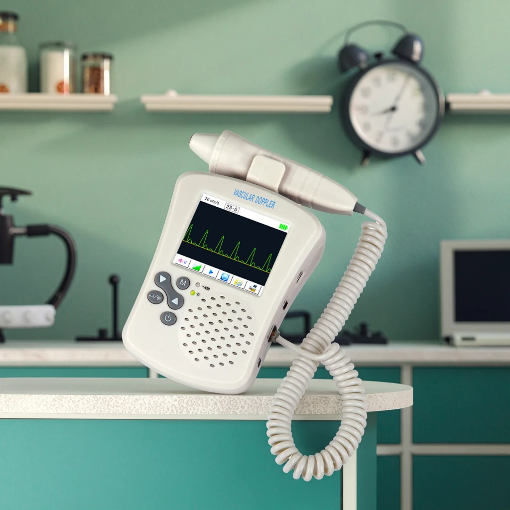 2026 High Performance VD320 Vet Vascular Do-ppler With Touch Screen Including Animal Sphy-gmomanometer and Blood Flow Meter