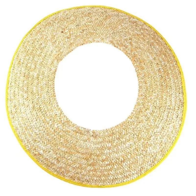 

2Pcs Safety Hard Hat Brim Straw Sun Visor Full Coverage Breathable Outdoor Construction Work Hard Hat Sun Shades