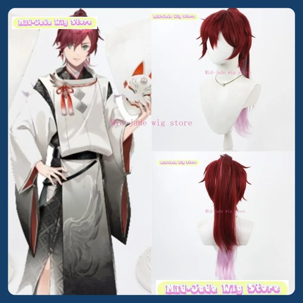 

Mid-jade Wig Store NIJISANJI Lauren Iroas VTuber Cosplay Wig Anime Game Role Playing Synthetic Hair Halloween Party