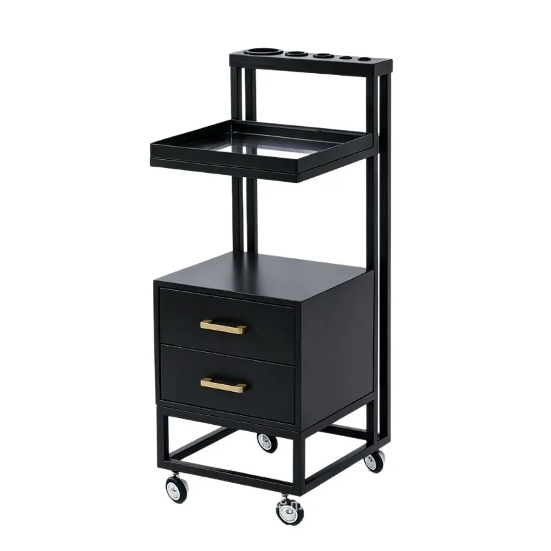Beauty salon trolley Barber shop special perm and dyeing tool cart Hair salon trolley Multifunctional haircut tool cabinet