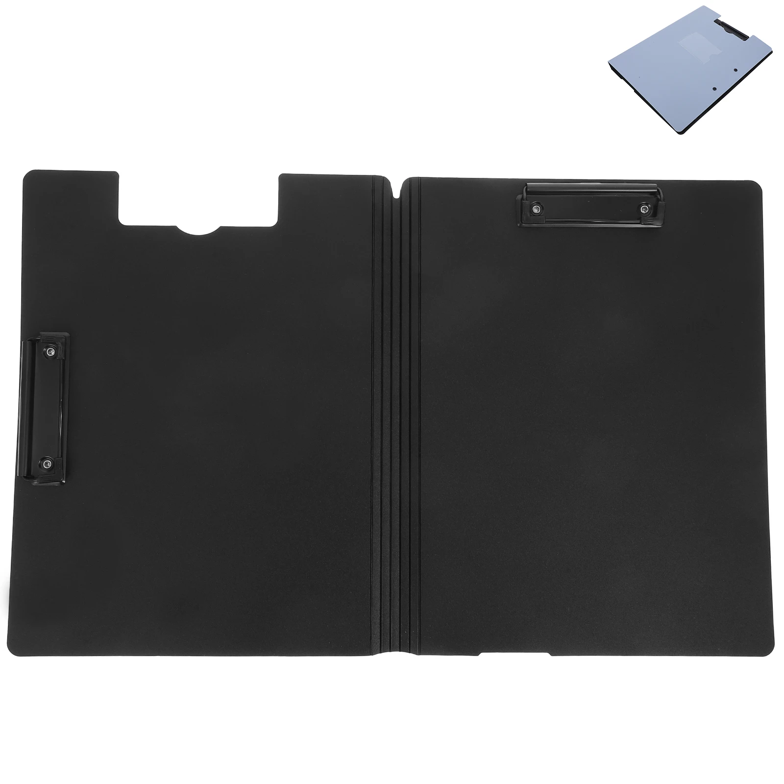 

A4 Size Folder Clipboard Dual Clip Design Portable Document Holder For Office School Nursing Foldable File Organizer Vertical