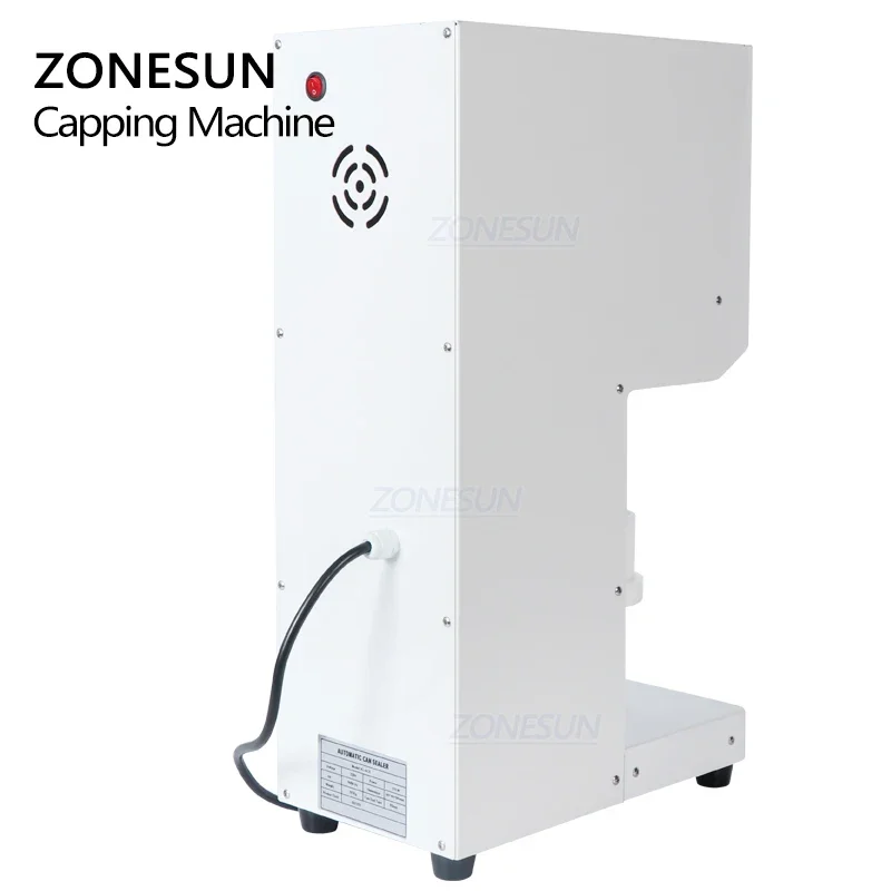 ZONESUN ZS-FK-168 Seamingl Aluminium Timah Bir Ring-Tarik Kaleng Otomatis Plastik Induksi Dapat Penyegelan Mesin