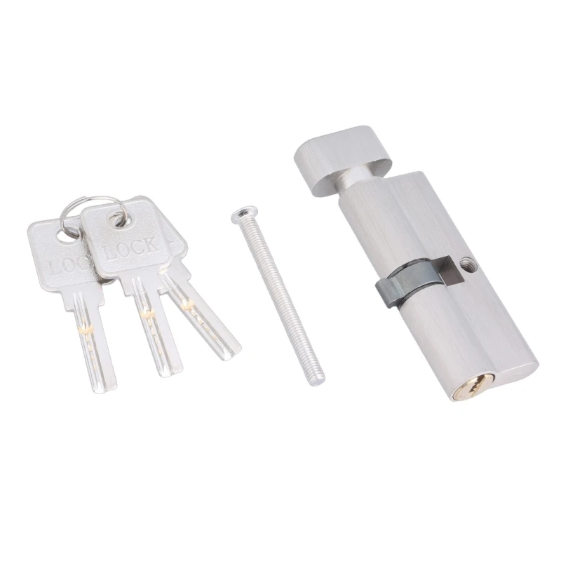 Knobbed Cylinder Lock Alloy Door Lock Enhances Security Door Cylinder Protective House Door Lock for Residential Gates