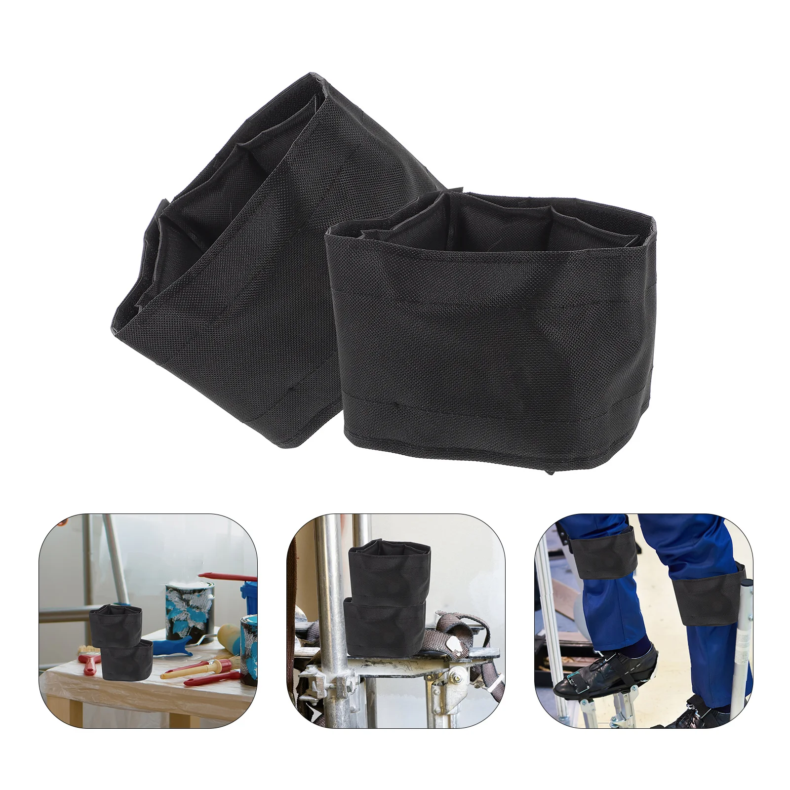 

2pcs Adjustable Stilt Straps Drywall Leg Bands Thick Padded Replacement Parts For Single-Leg Stilts Installation Repair Tool