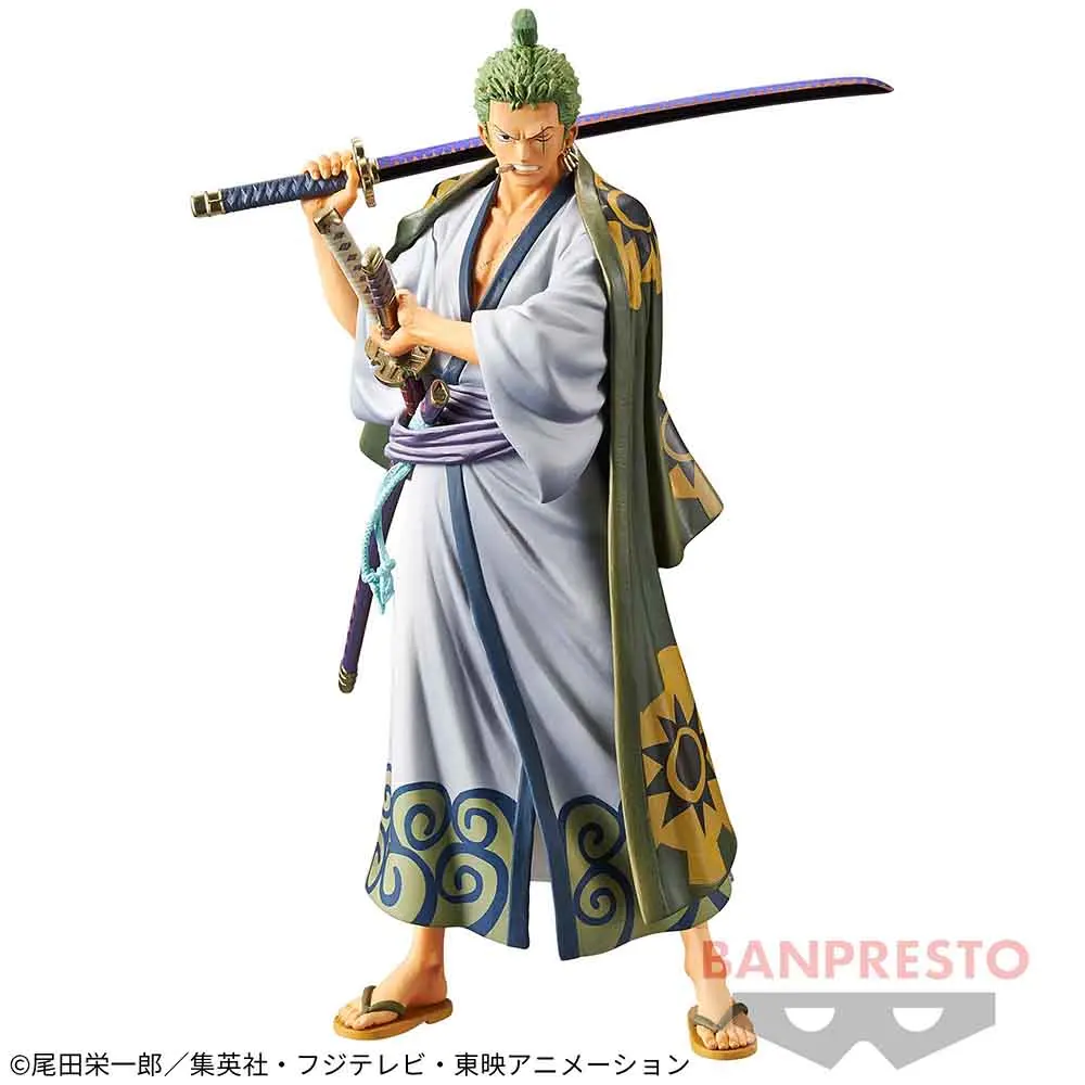 

BANDAI Banpresto Wano Country RORONOA ZORO-vol.2 Figure Model Anime Genuine Boxed Toy