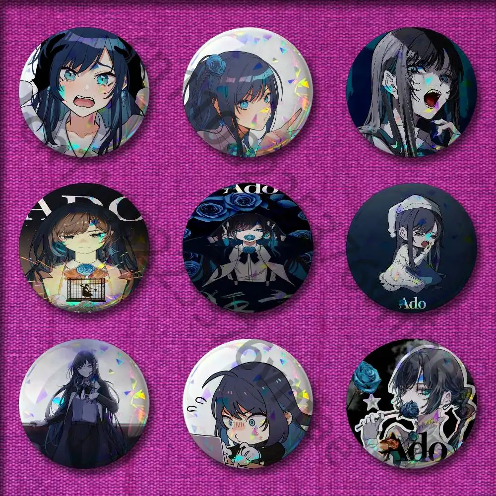

Singer A-Ado Show LP Badges Badge 32mm 25mm 44mm 75mm 58mm Round Pin Brooch Souvenir Cosplay Gift Decorations