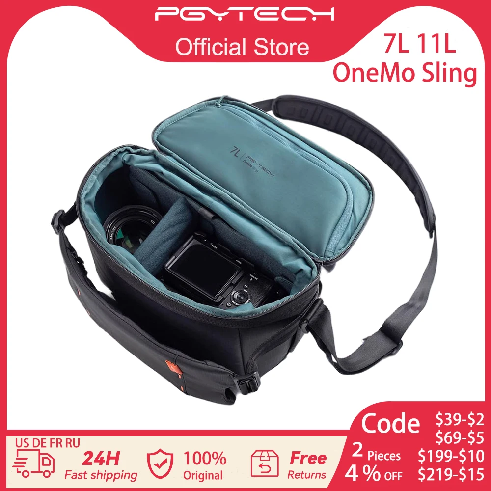 PGYTECH OneMo Sling Bag 7L 11L Crossbody Camera Bag For DSLR and Mirrorless Cameras, Photography Bag for Men and Women Newest