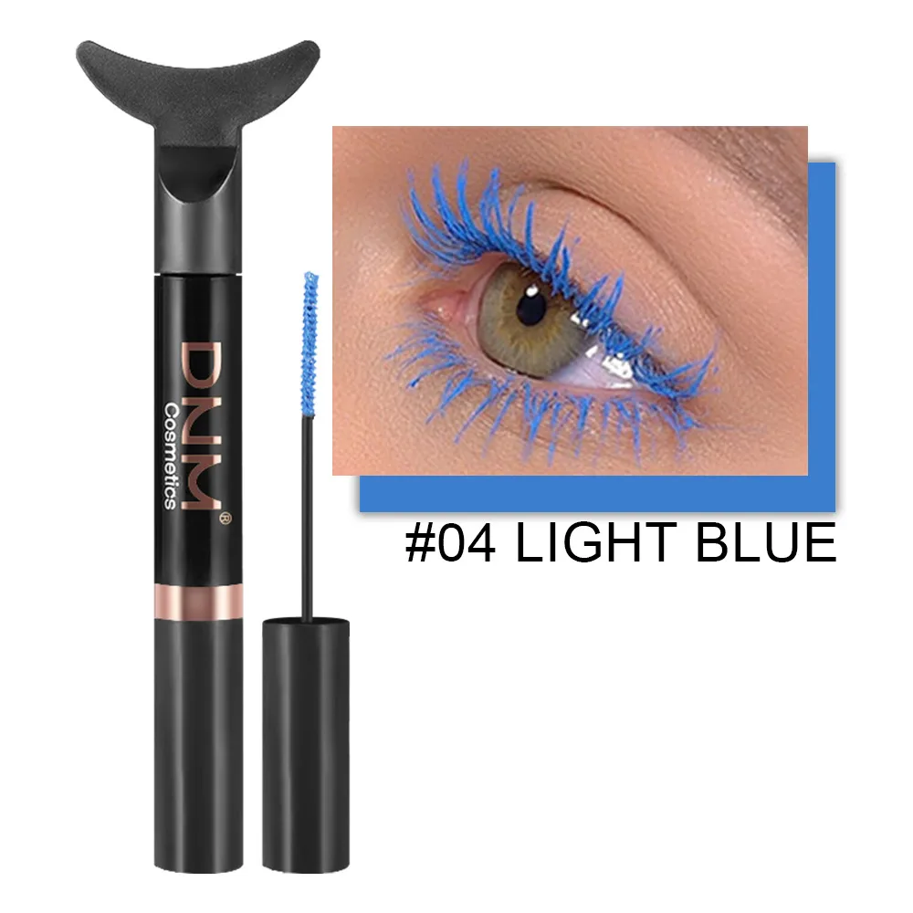 White Mascara Waterproof Long Lasting Curling Eyelash Extension Makeup Blue Purple Black Colorful Mascara Eyes Party Cosmetics