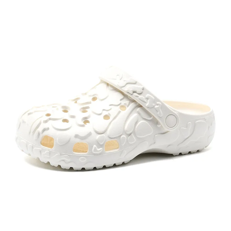Hole shoes couple summer wear deodorant non-slip bag head dual-purpose slippers soft bottom stepping on shit slippers