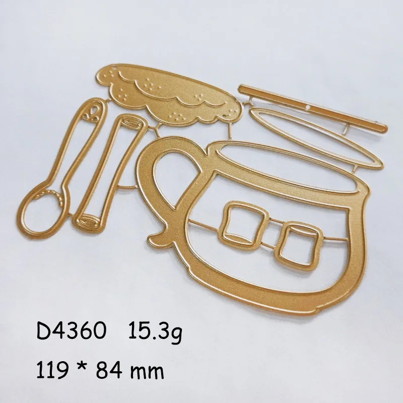 KLJUYP Mug Halloween Metal Cutting Dies Stencils for DIY Scrapbooking Decorative Embossing DIY Paper Cards view 4