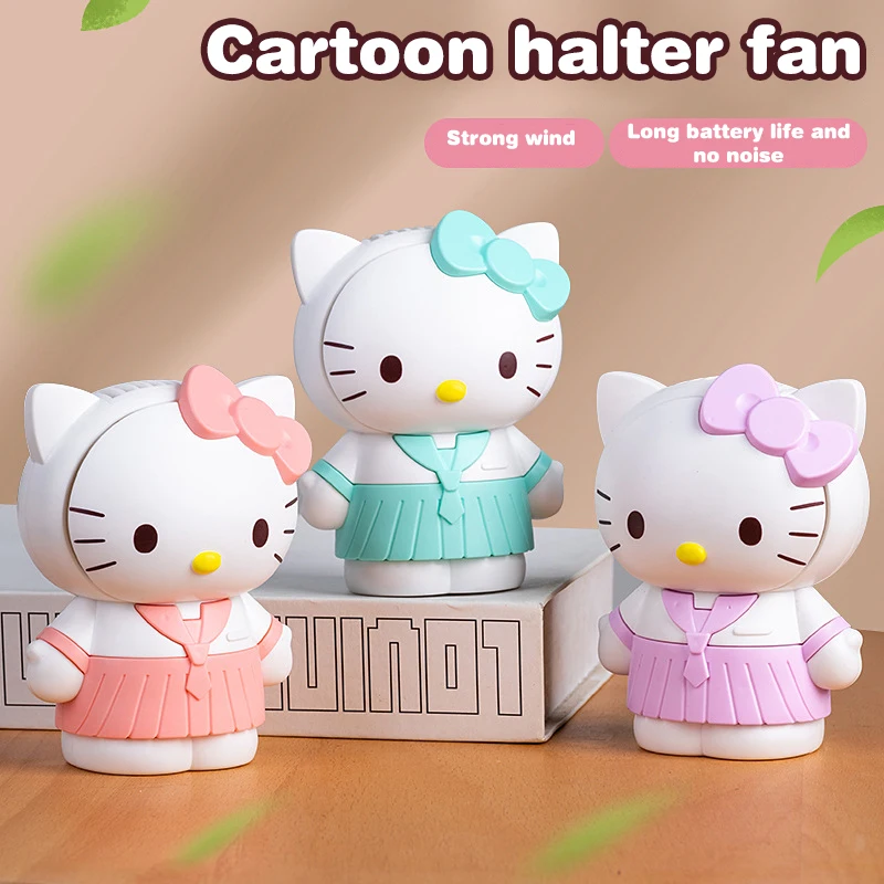 

Kawaii Hello Kitty Portable Fan Girls Usb Fans Halter Air Multiplier Portable Fans Hello Kitty Cartoon Fan Usb Students Girl New