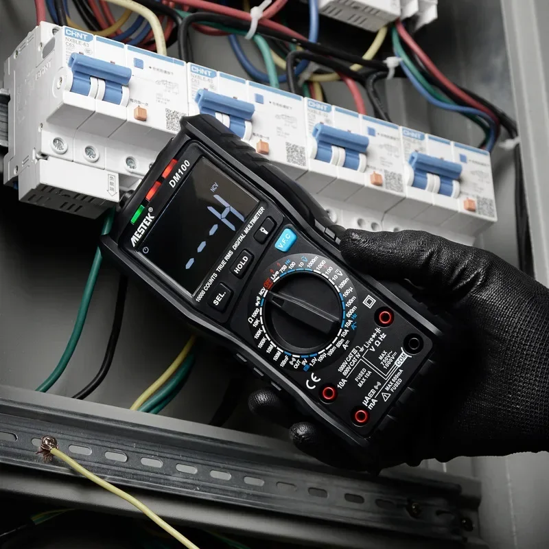 Premium MESTEK Test Numerical Multimeter Full Gear Anti-Burn DM100 High-speed Identification Maintenance Special Meter