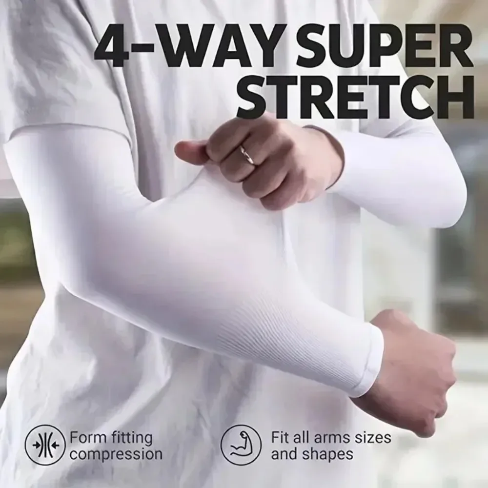 kkjoy Breathable sun protection sleeves set 3 pairs for men women ideal for fishing sports and daily wear